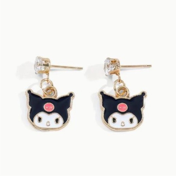 Sanrio Kuromi Hello Kitty Earrings, Kuromi Earrings - Picture 6 of 6
